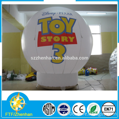 2015Popular and best sale commercial oxford cloth brand new inflatable ground balloon